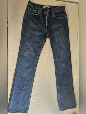 GAP Women's Dark Blue Boot-Cut Jeans, 8 Long